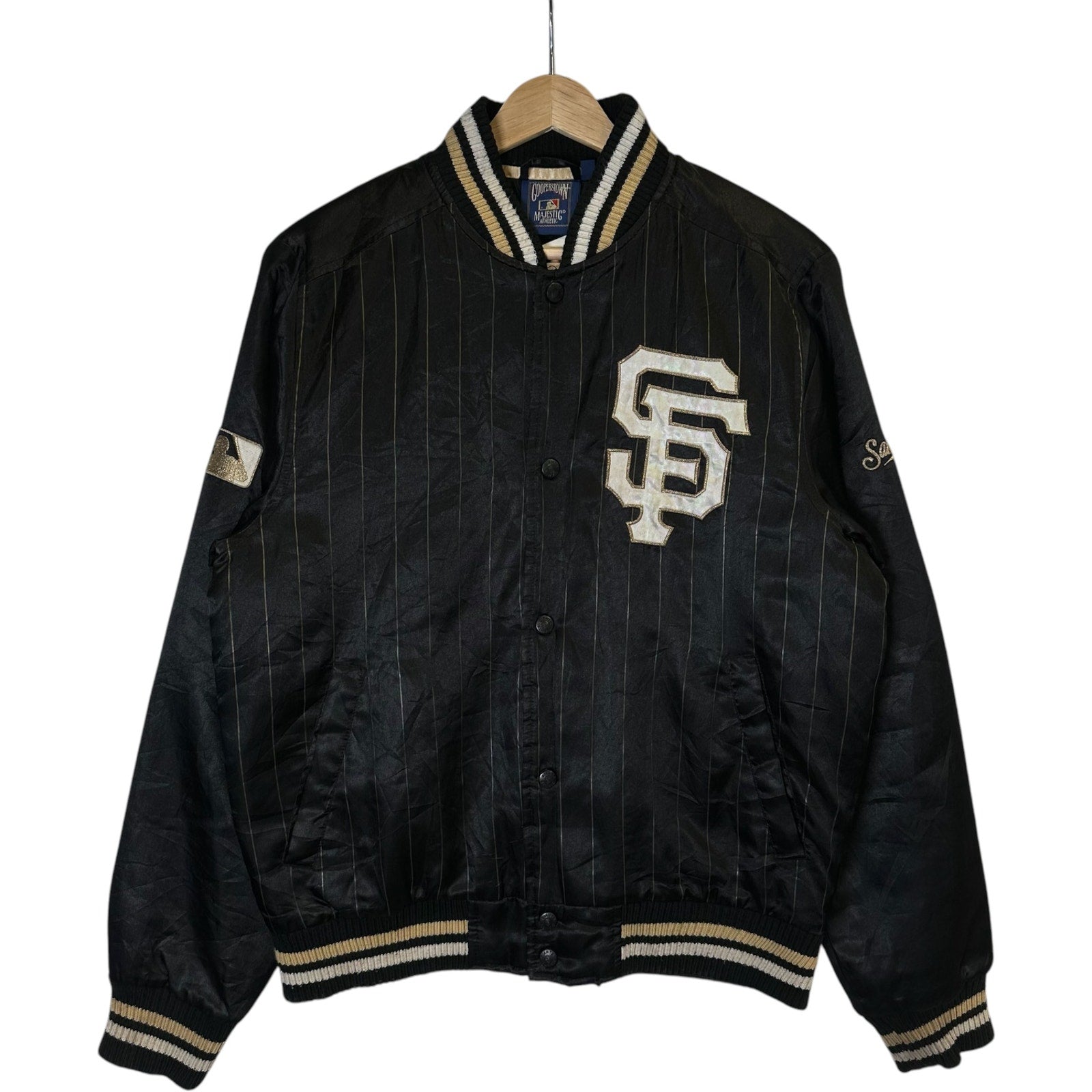 Vintage Majestic San Francisco Giants Satin Bomber Jacket