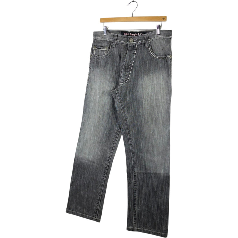 Vintage 5ive Jungle & Co. Straight Leg Dark Wash Jeans 34 x 30