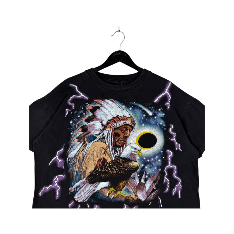 Vintage Native American Chief Eagle T-Shirt