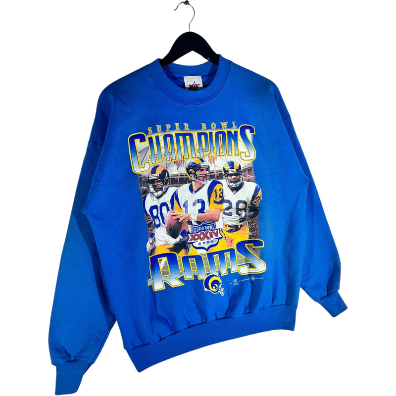 Vintage St. Louis Rams Superbowl 34 Champions Crewneck 90s