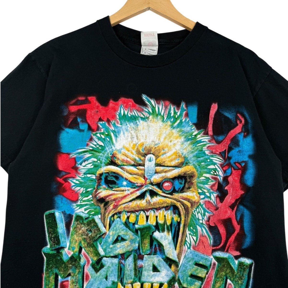 Vintage Iron Maiden "Give Me Ed" Tour Graphic T-Shirt 2003
