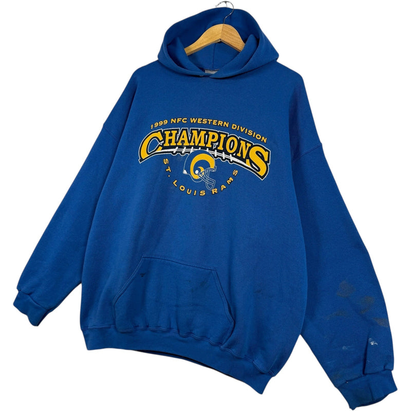 Vintage  St. Louis Rams NFC Champions Hoodie 1999