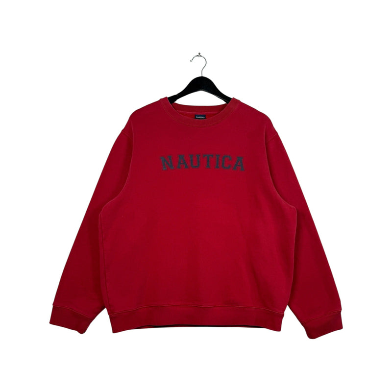Vintage Nautica Chest Spellout Crewneck
