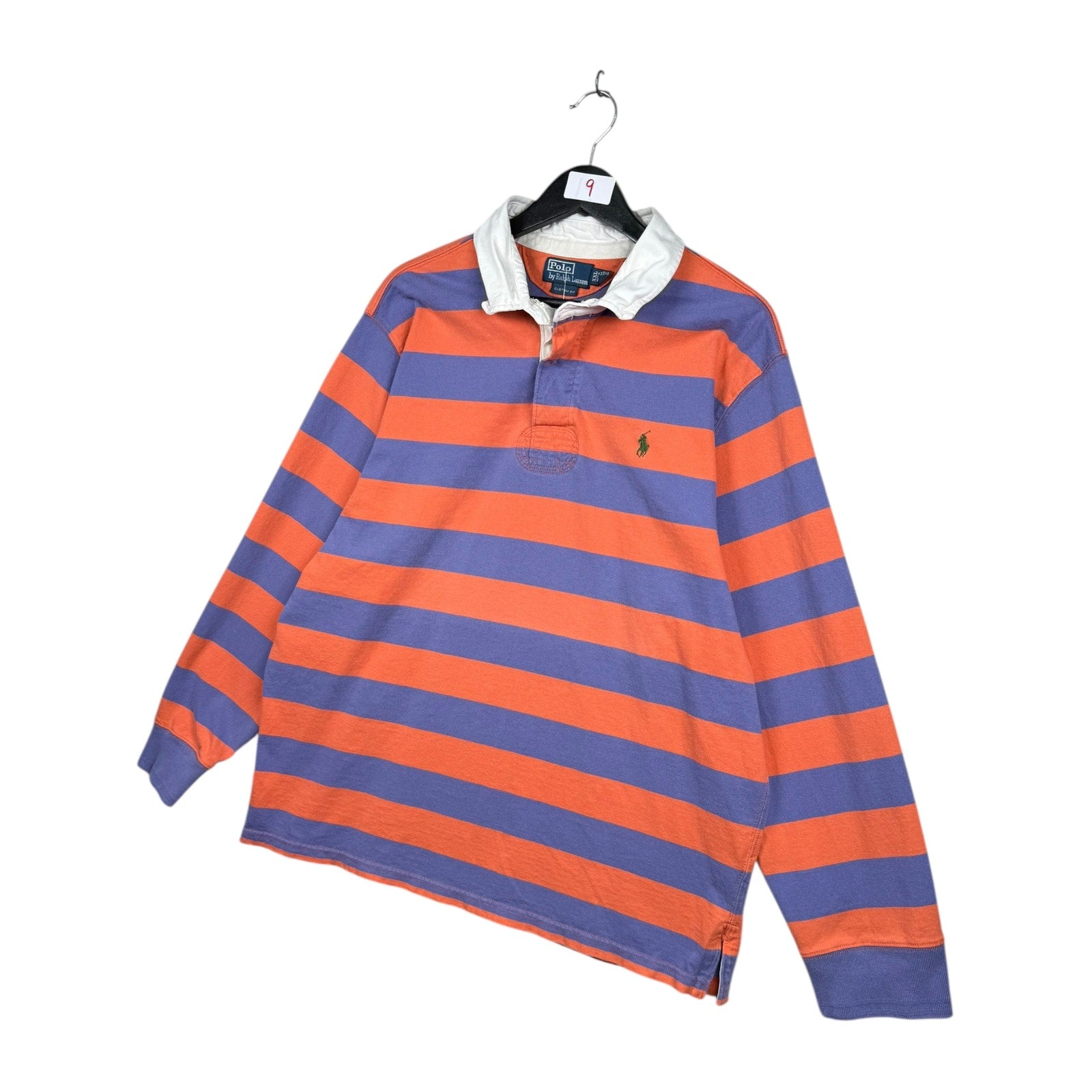 Vintage Polo Ralph Lauren Striped Long Sleeve Rugby Shirt