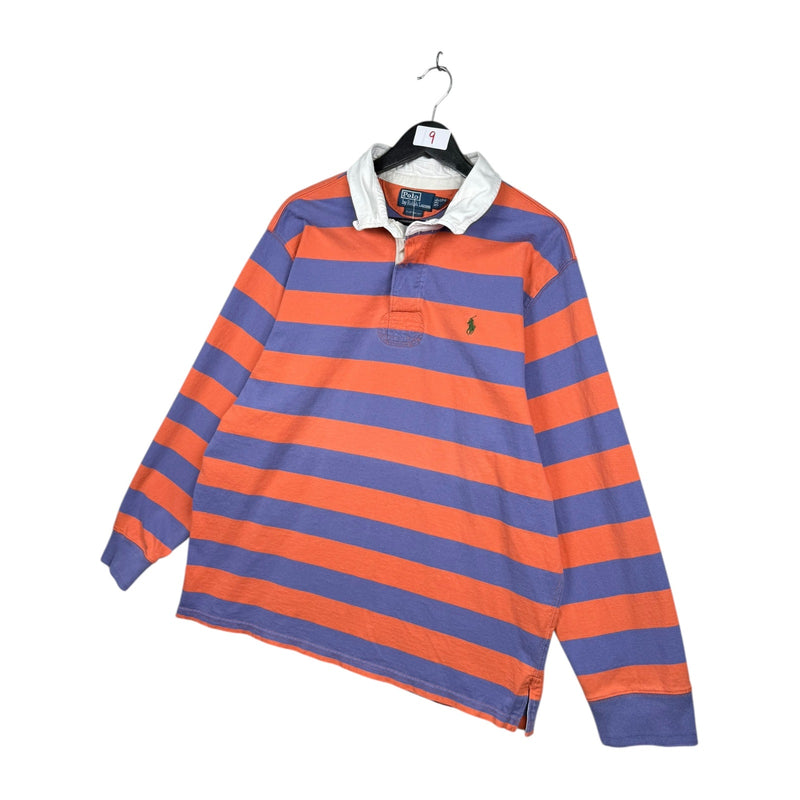 Vintage Polo Ralph Lauren Striped Long Sleeve Rugby Shirt