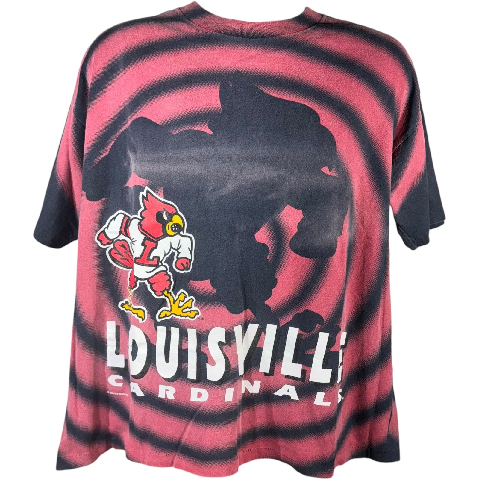 Vintage University of Louisville Cardinals Shadow AOP Tee