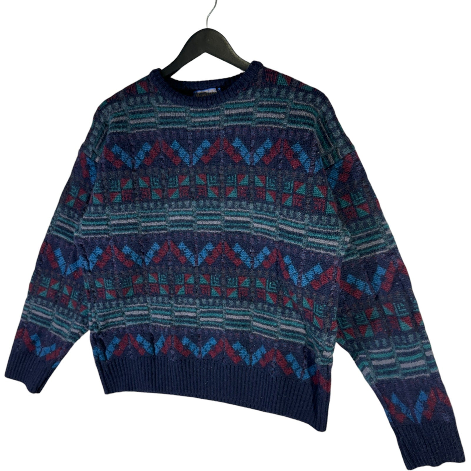 Vintage Pendleton Geometric Wool Sweater