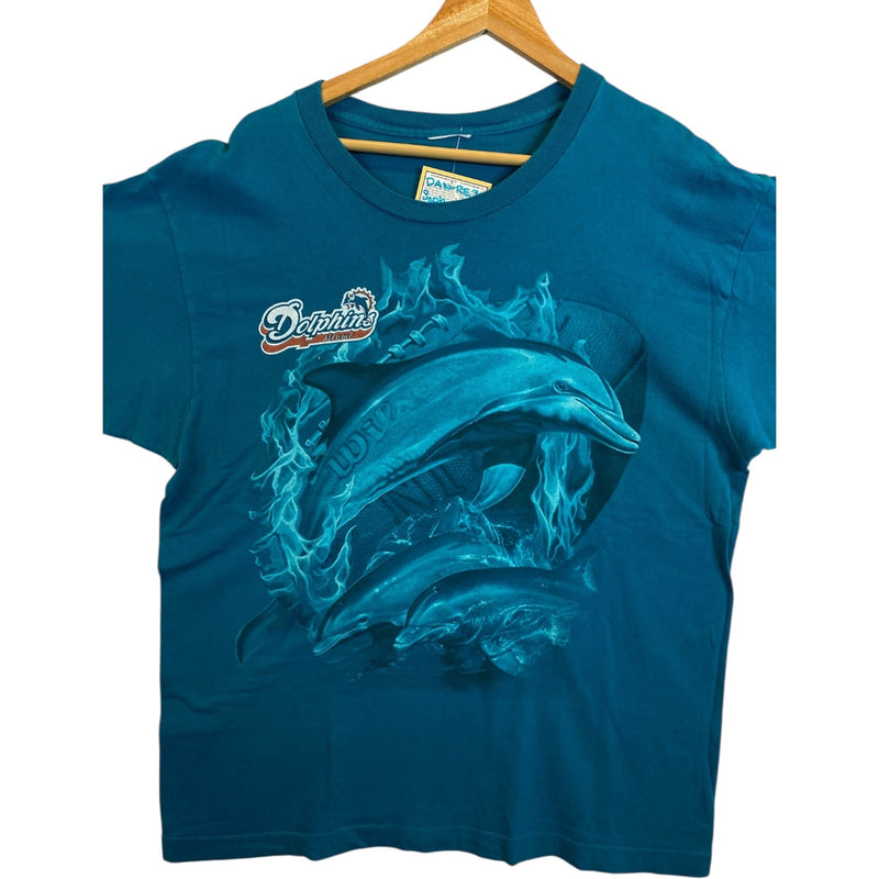 Vintage Miami Dolphins Aqua NFL T-Shirt