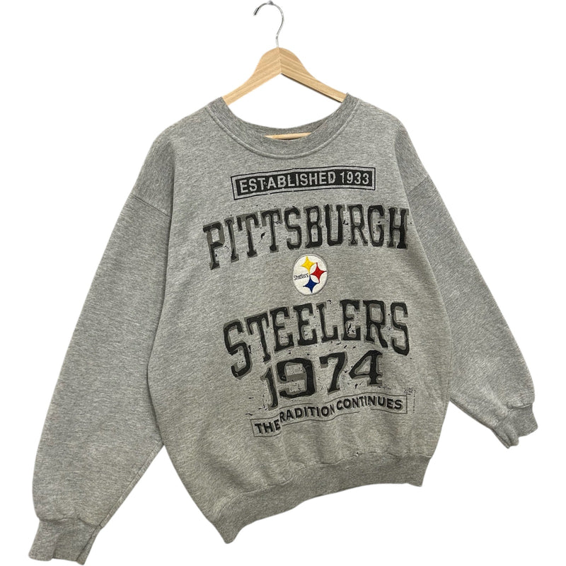 Vintage Pittsburgh Steelers "The Steel Curtain" NFL Crewneck 90s