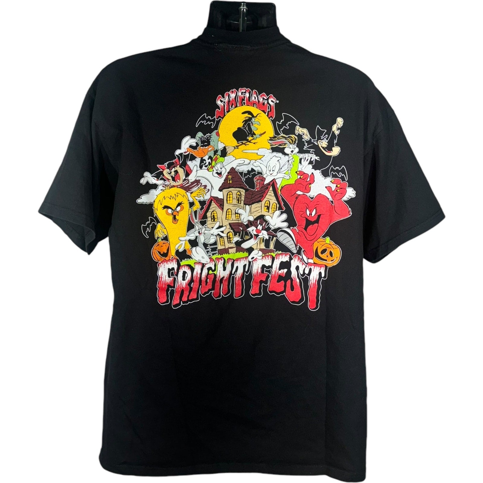 Vintage Looney Tunes Six Flags Frightfest Tee