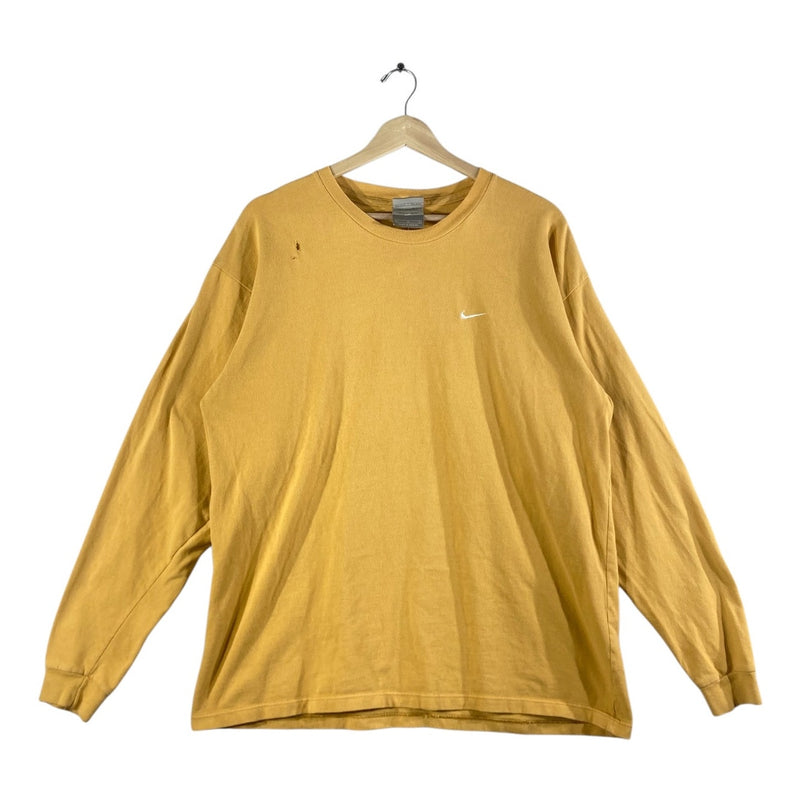 Vintage Nike Swoosh Logo Long Sleeve T-Shirt
