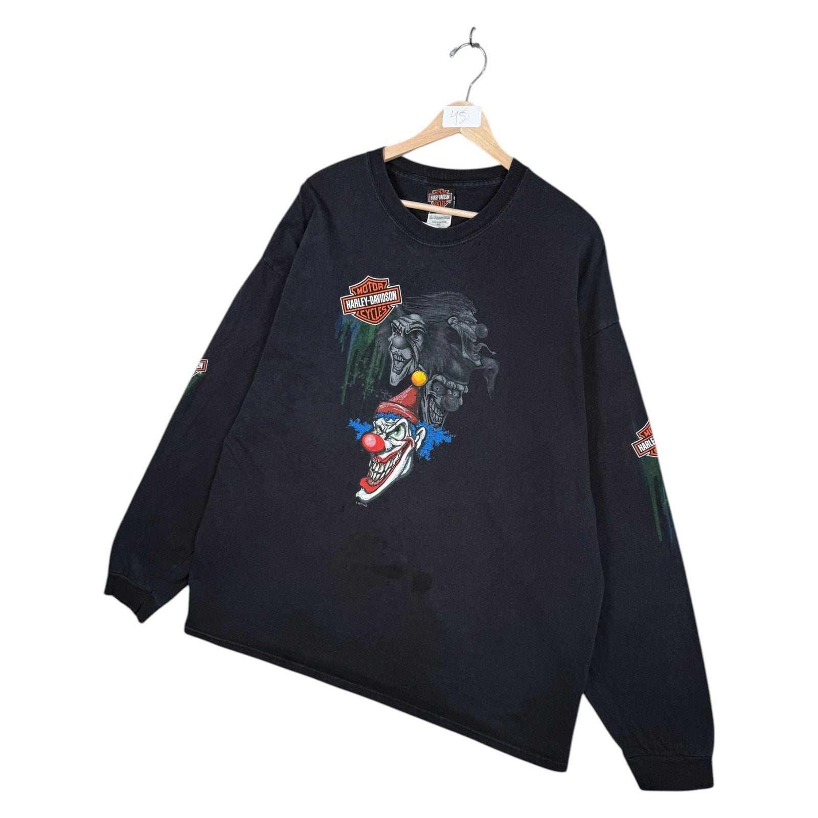 Vintage Harley Davidson Alamo City San Antonio Long Sleeve T-Shirt