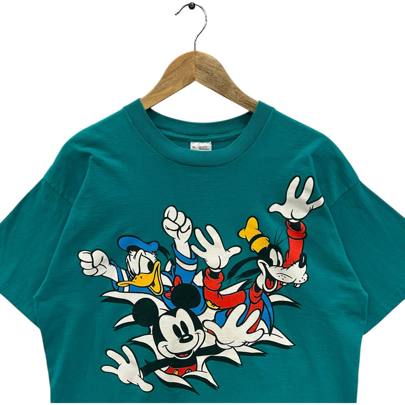 Vintage Mickey & Co. Disney Characters Break Through Tee