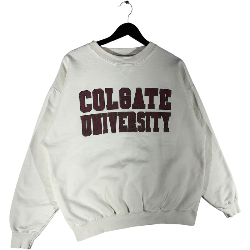 Vintage Colgate University Spellout Crewneck 90s