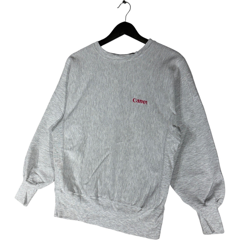 Vintage Champion Reverse Weave Canon Camera Logo Crewneck