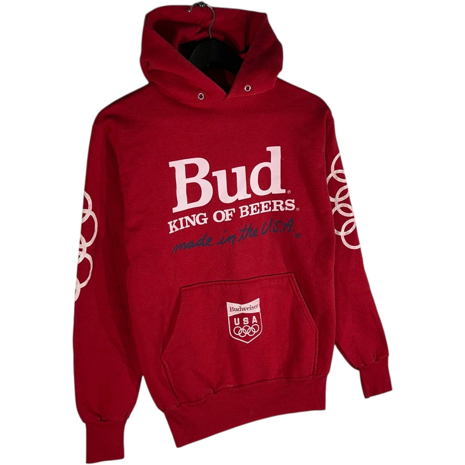 Vintage Bud King of Beers Spellout Promo Hoodie