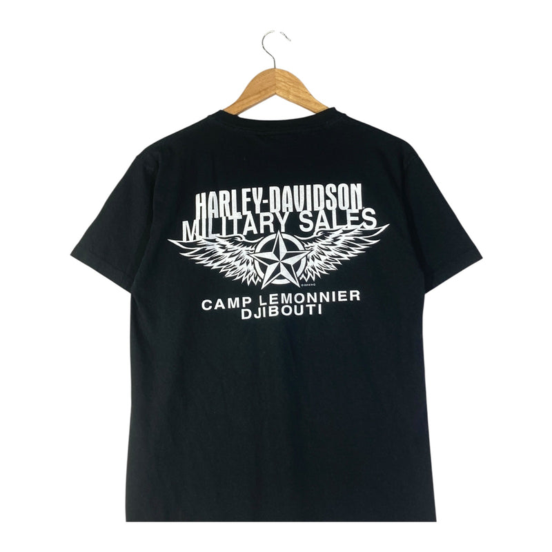 Vintage Harley-Davidson Military Sales Camp Lemonnier Djibouti T-Shirt