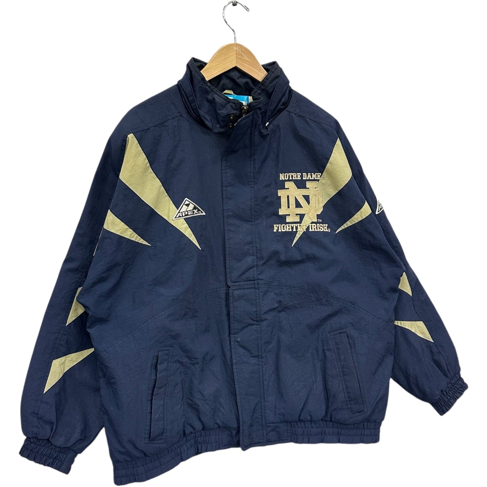 Vintage Notre Dame Fighting Irish Puffer Jacket