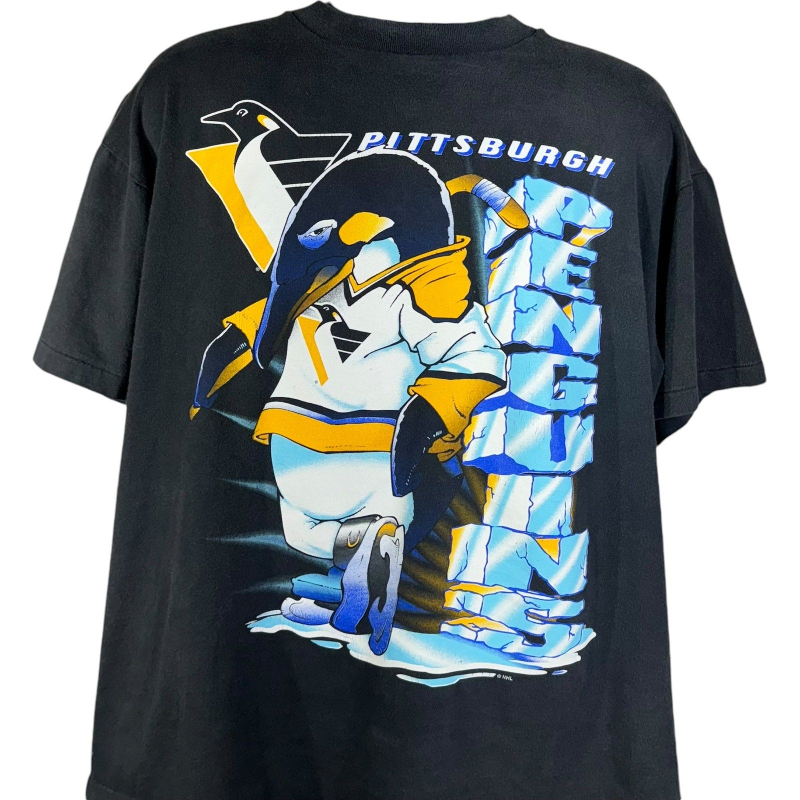 Vintage Pittsburgh Penguins Graphic Logo NHL Tee