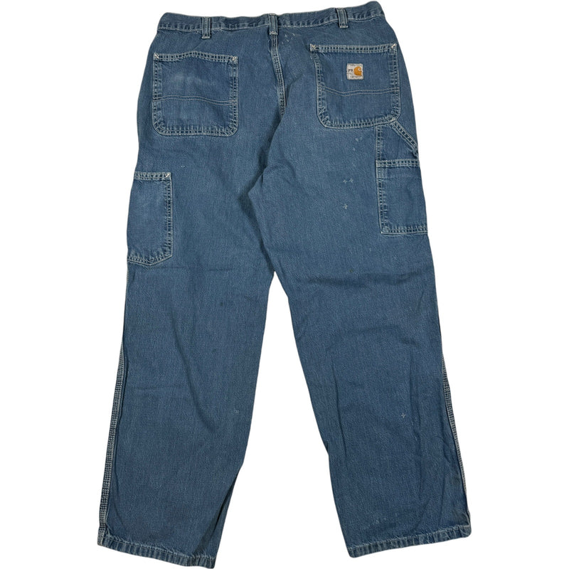 Vintage Carhartt Denim Carpenter Pants 38x30