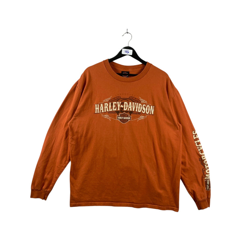 Vintage Harley Davidson Gruene Texas Long Sleeve T-Shirt