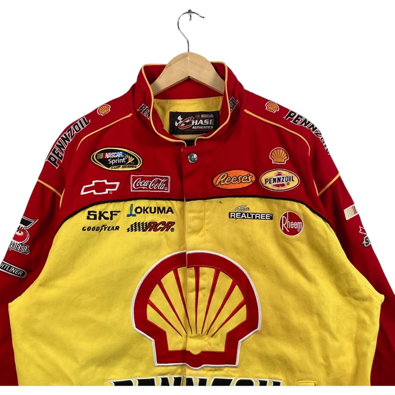 Vintage Pennzoil Patches Racing NASCAR Bomber Jacket