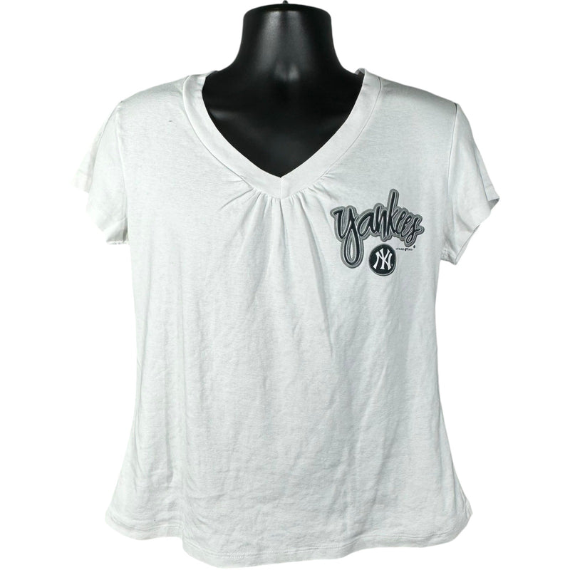 Vintage Women's New York Yankees V Neck MLB Tee