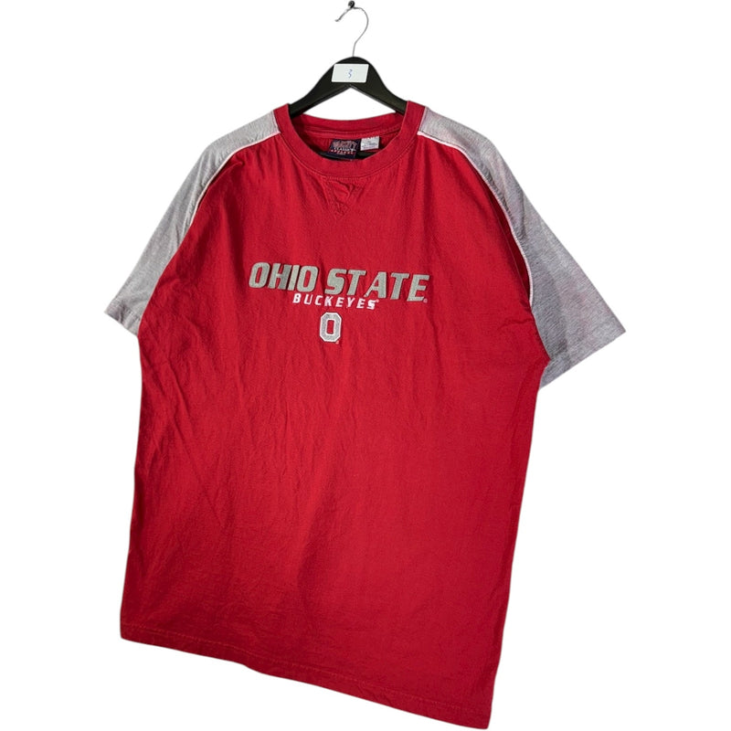 Vintage Ohio State Buckeyes Graphic Raglan T-Shirt