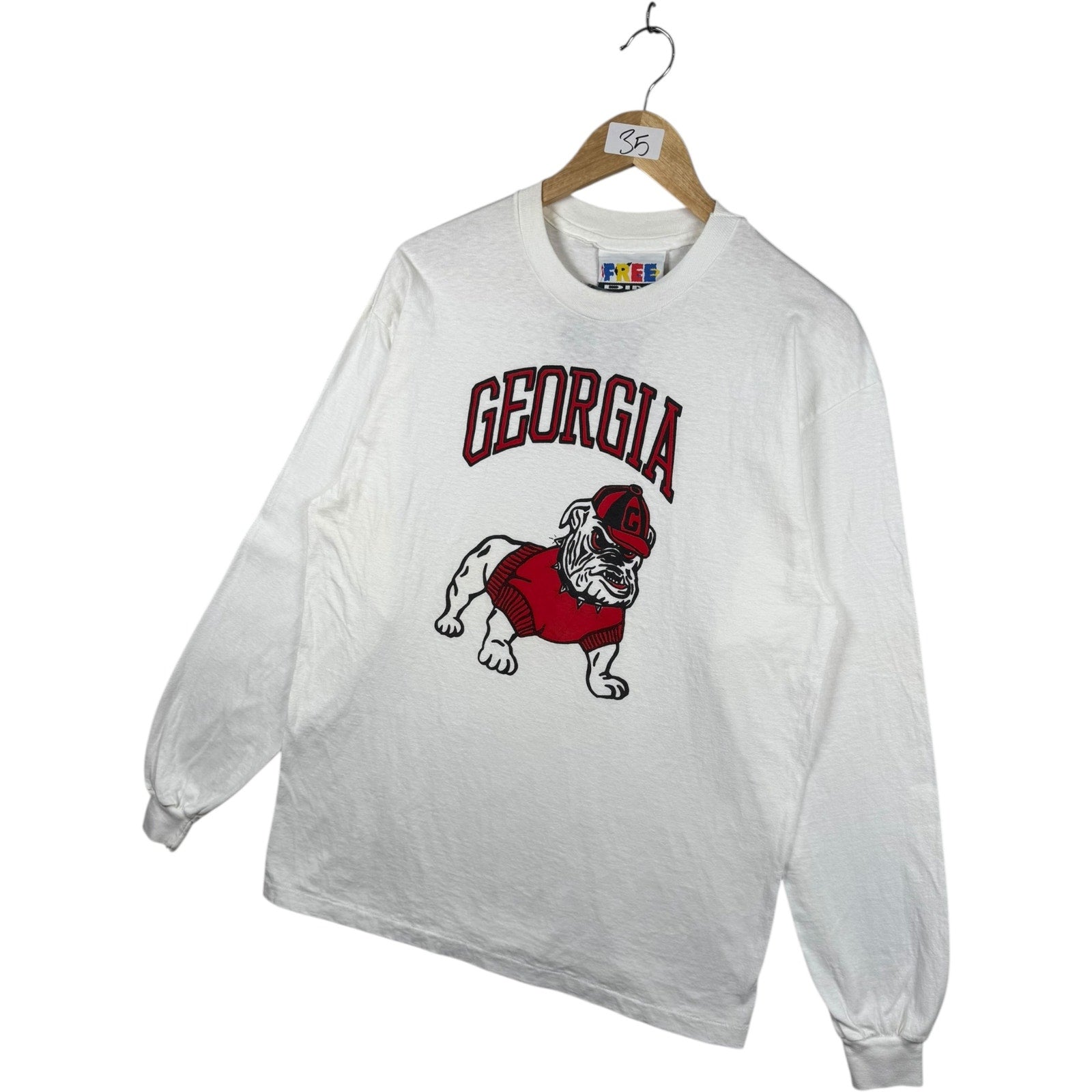 Vintage Georgia Bulldogs NCAA Long Sleeve