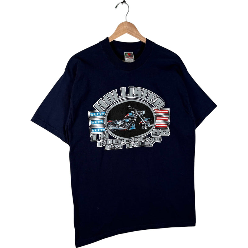 Vintage Hollister Independence Day Bike Rally Double Sided Tee