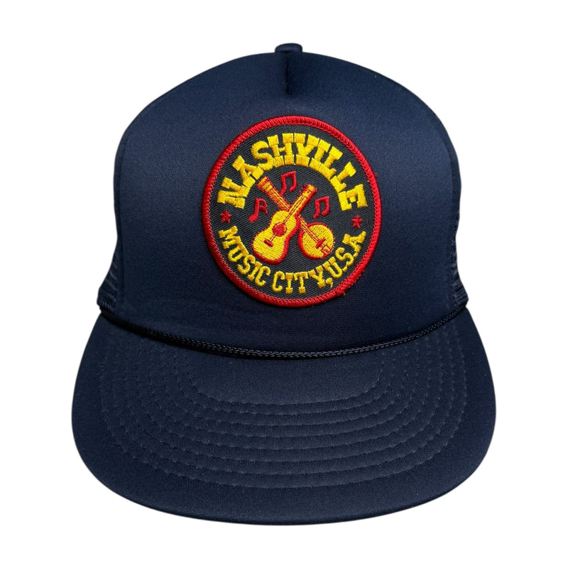 Vintage Nashville Music City Snapback Hat
