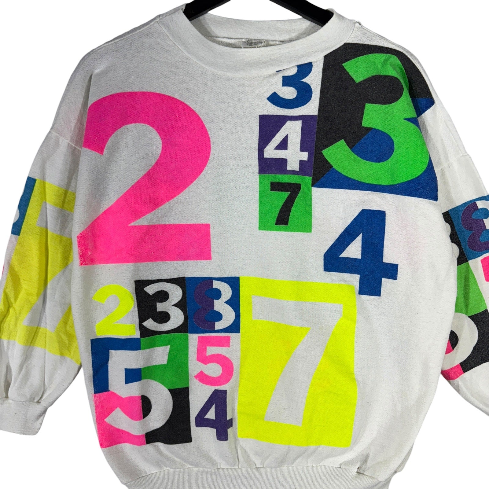 Vintage Numbers AOP Crewneck