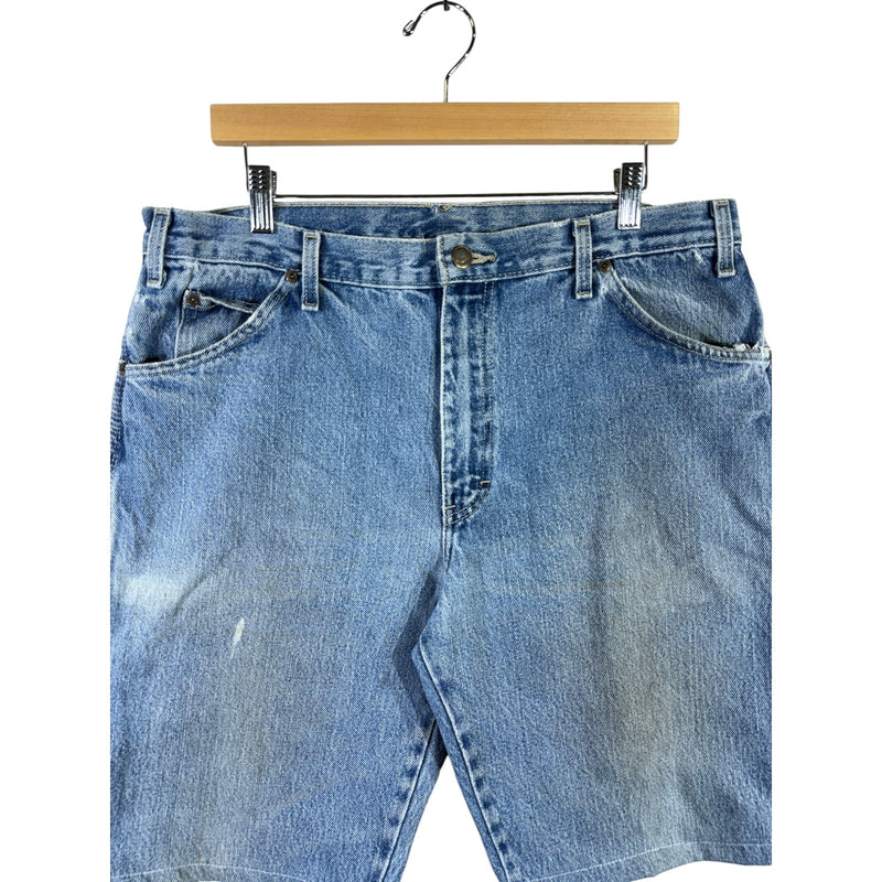 Vintage Dickies Relaxed Fit Denim Carpenter Shorts 36