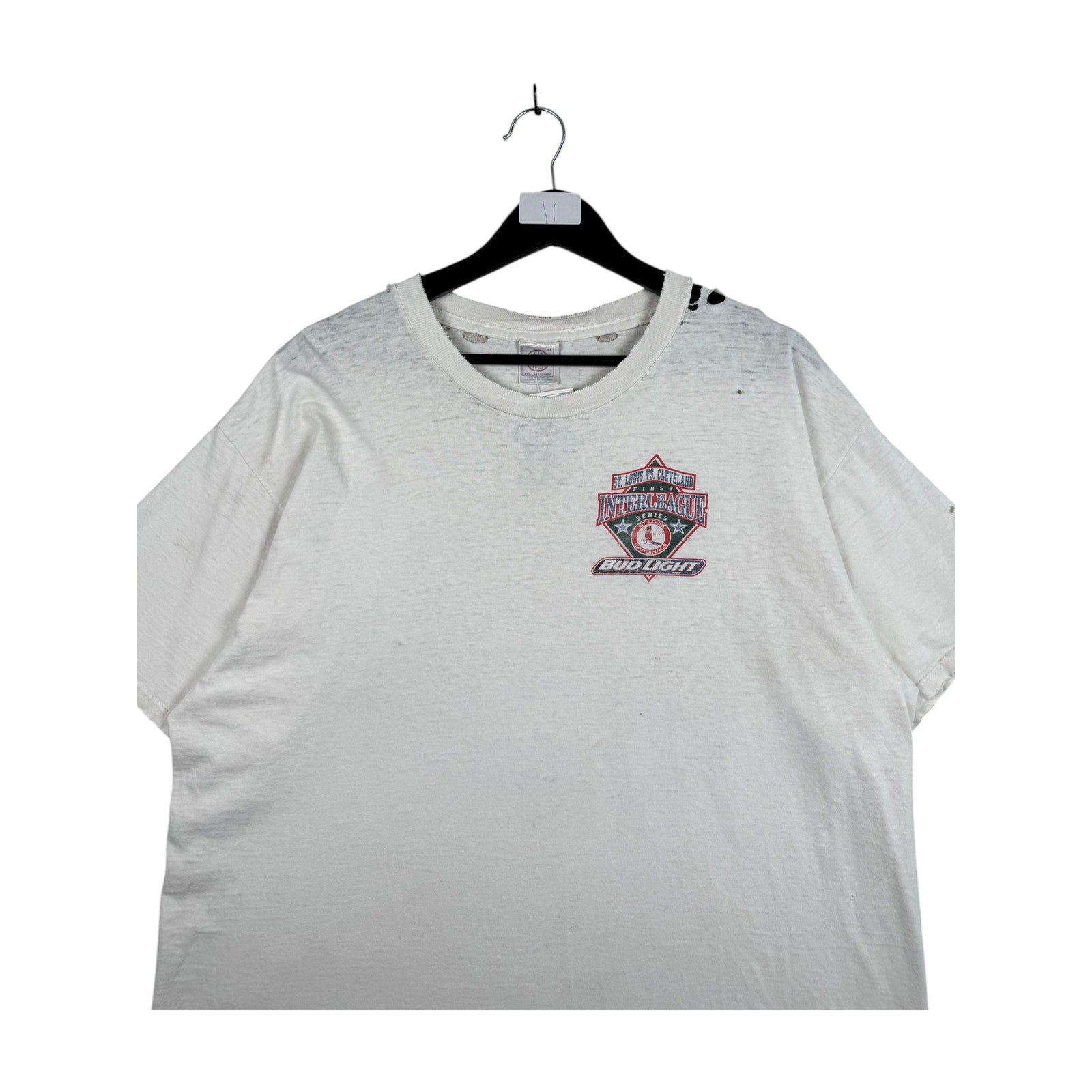 Vintage St. Louis Cardinals vs Cleveland Indians MLB T-Shirt