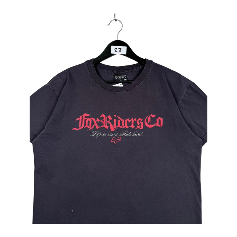 Vintage Fox Riders Co Life Is Short T-Shirt