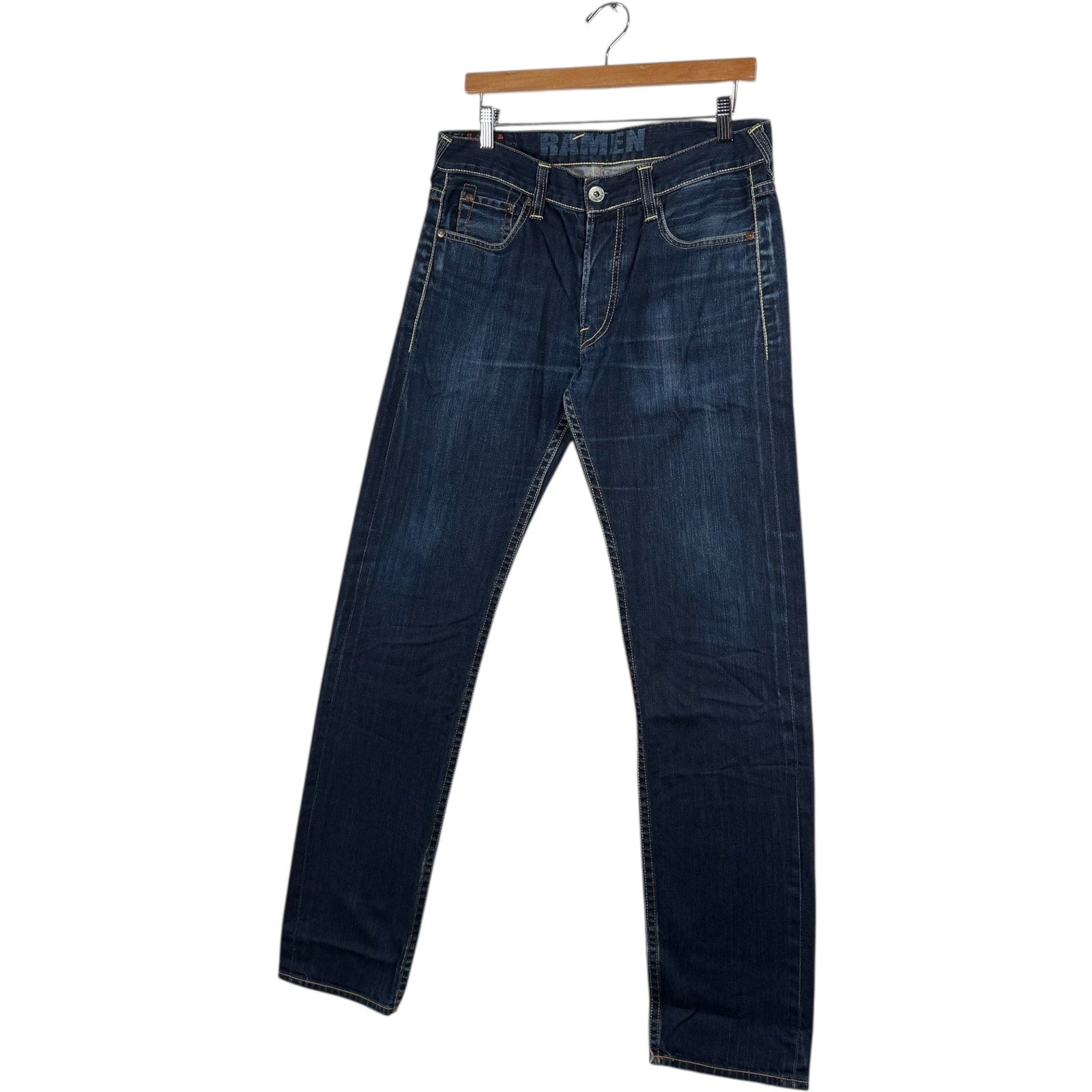 Vintage Evisu Straight Leg Denim Jeans 33x33