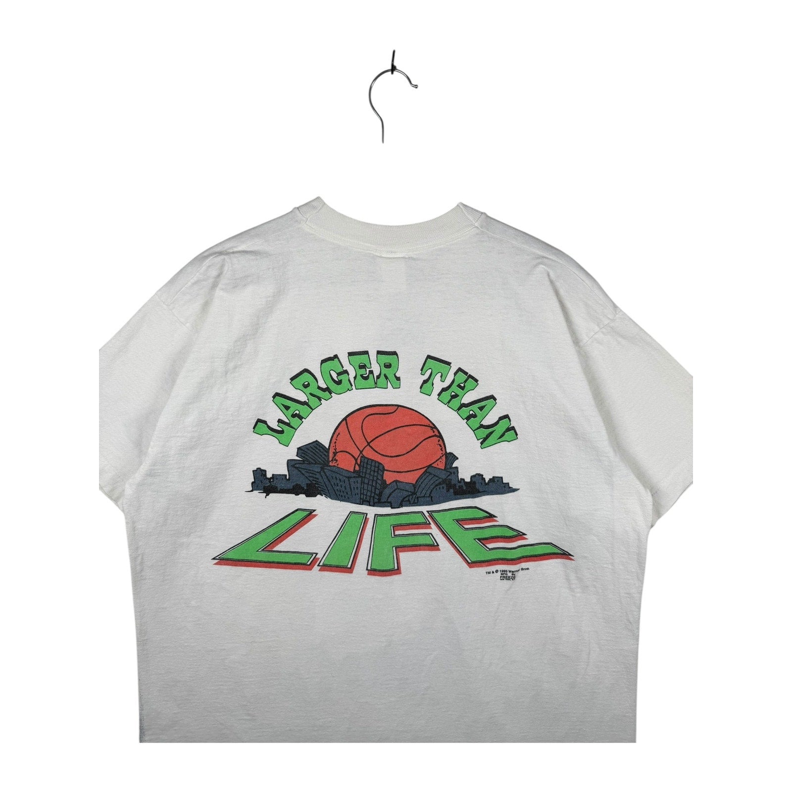 Vintage Looney Tunes Taz Totally Bad Larger Than Life Basketball T-Shirt