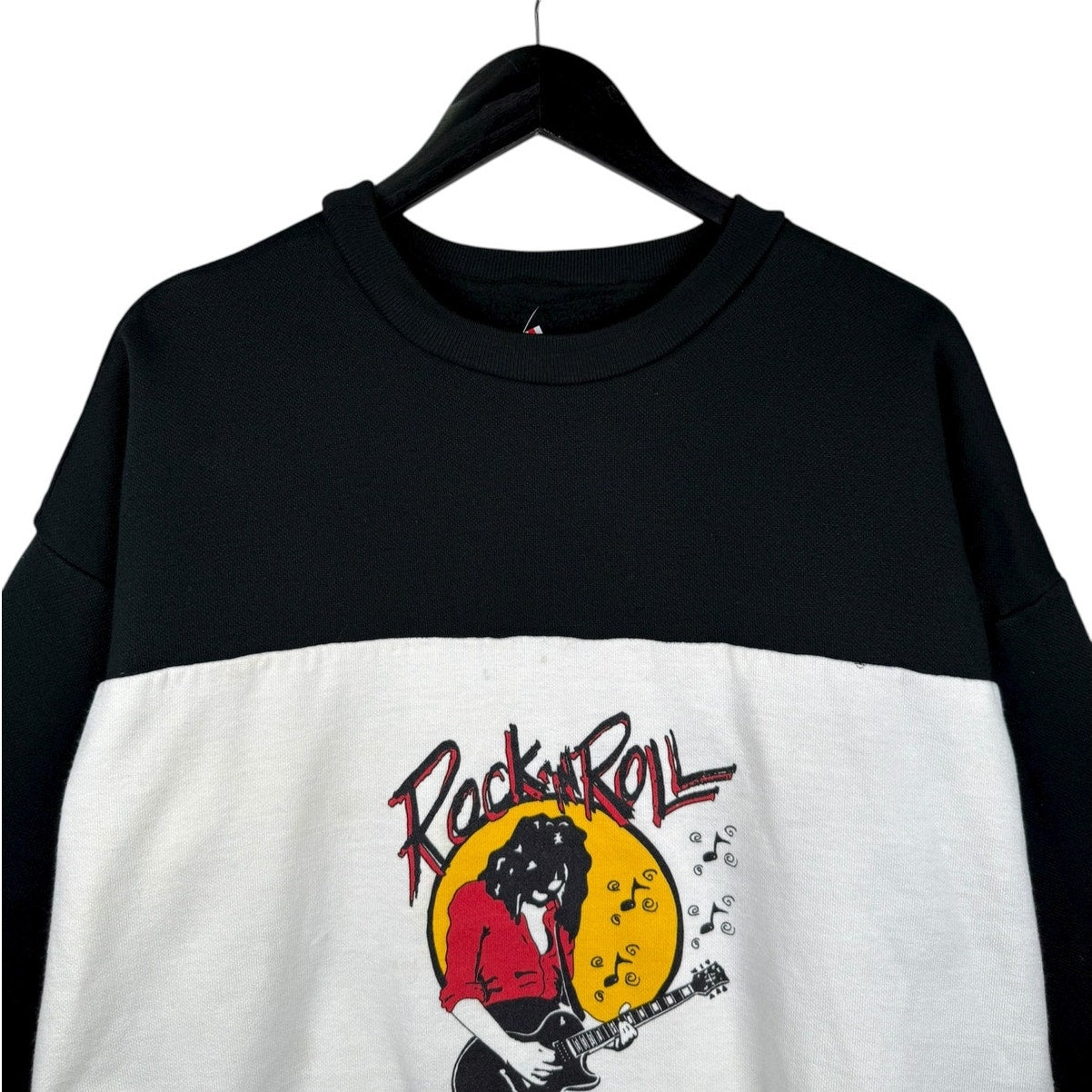Vintage Rock n Roll Guitarist Graphic Crewneck