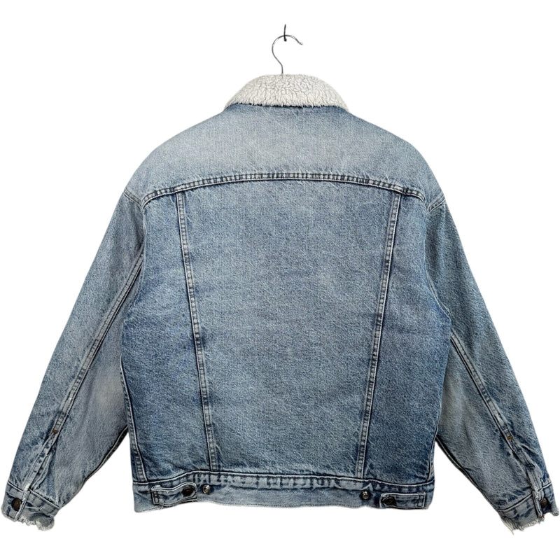 Vintage Levis Sherpa Lined Button Up Denim Jacket