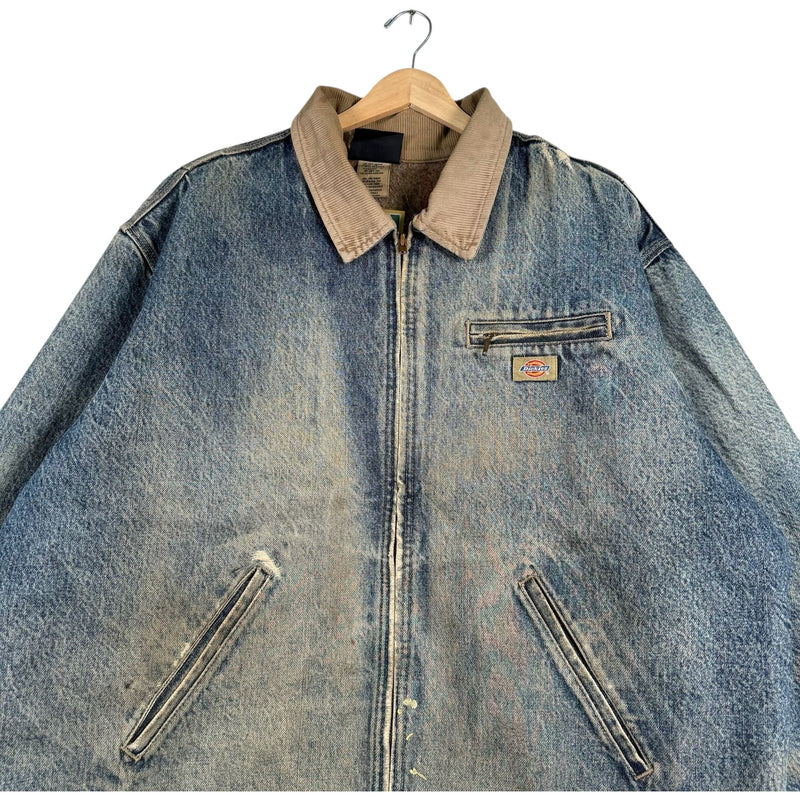 Vintage Dickies Detroit Style Workwear Denim Jacket