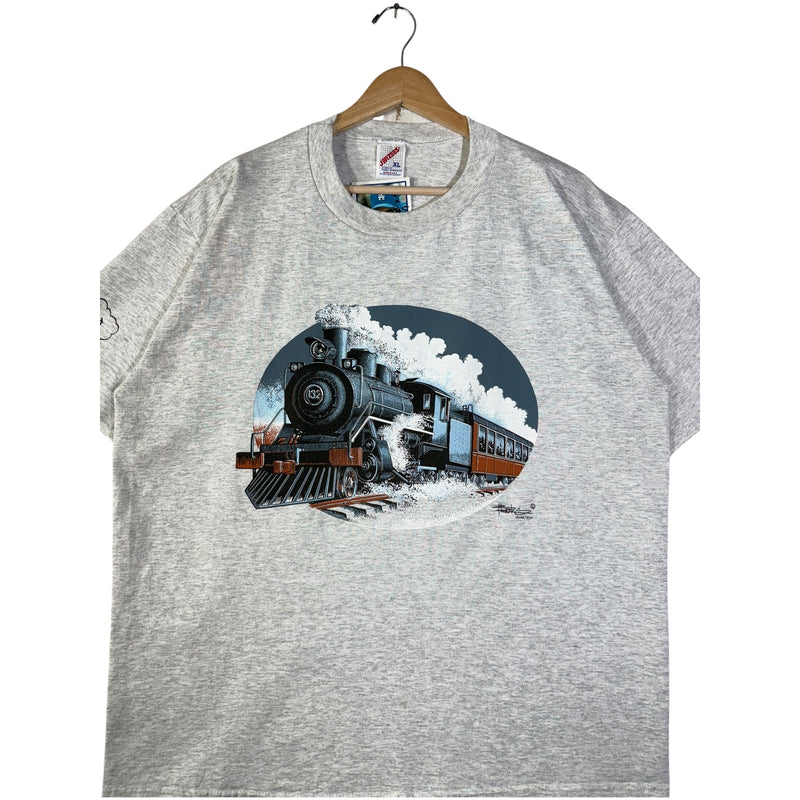 Vintage Steam Engine Locomotive Train T-Shirt