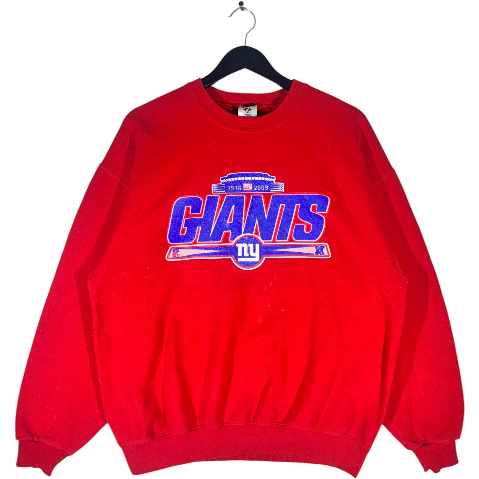 Vintage New York Giants NFL Spellout Crewneck Y2K