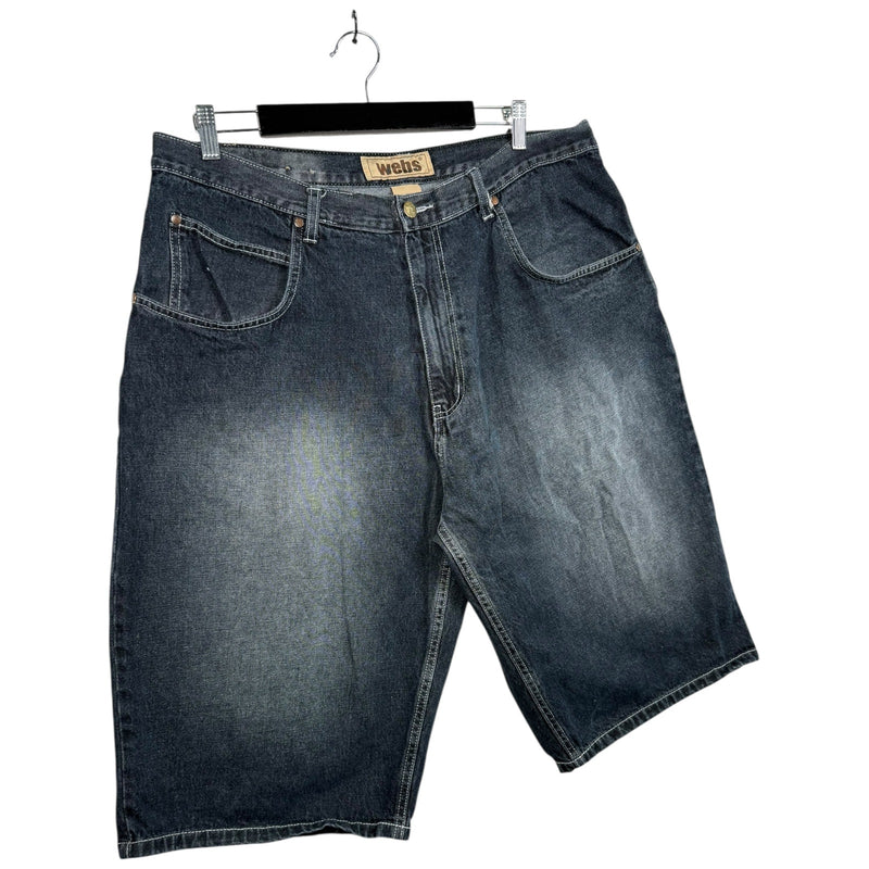 Vintage Cotton Bermuda Jean Denim Shorts 40