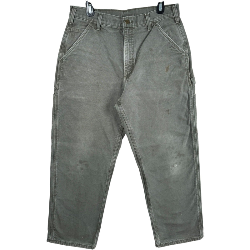 Vintage Carhartt Carpenter Canvas Work Pants 33