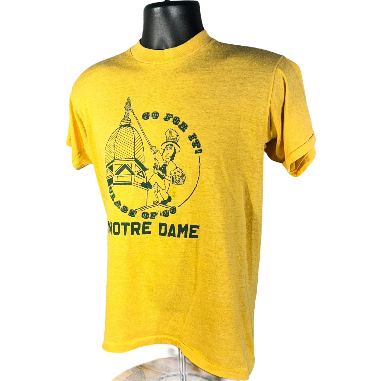 Vintage University of Notre Dame "Go For It" Tee 1983