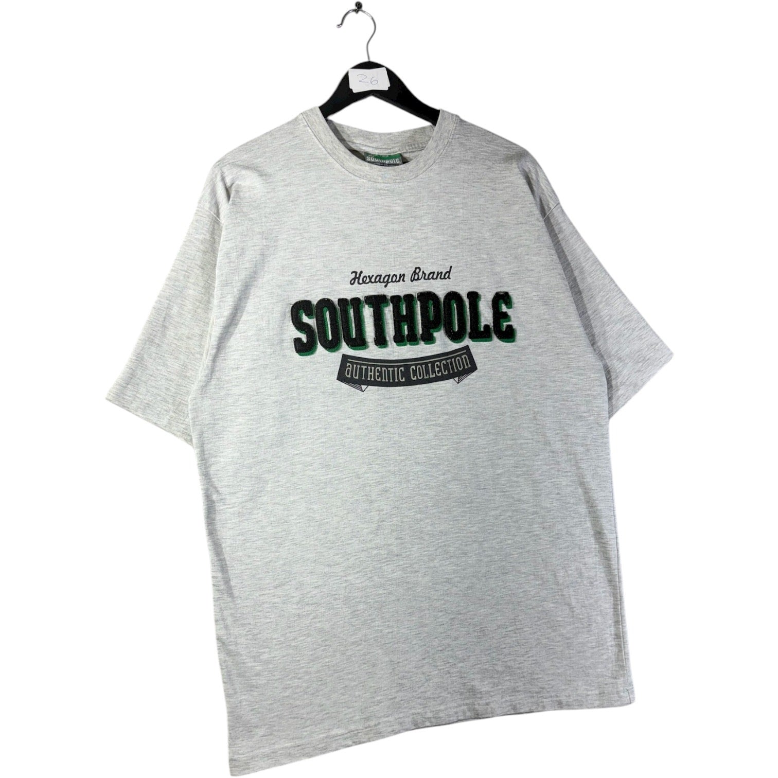 Vintage Southpole Hexagon Brand Embroidered T-Shirt