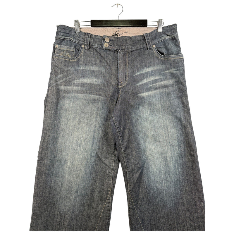 Vintage Venezia Wide Leg Denim Jeans 39x31