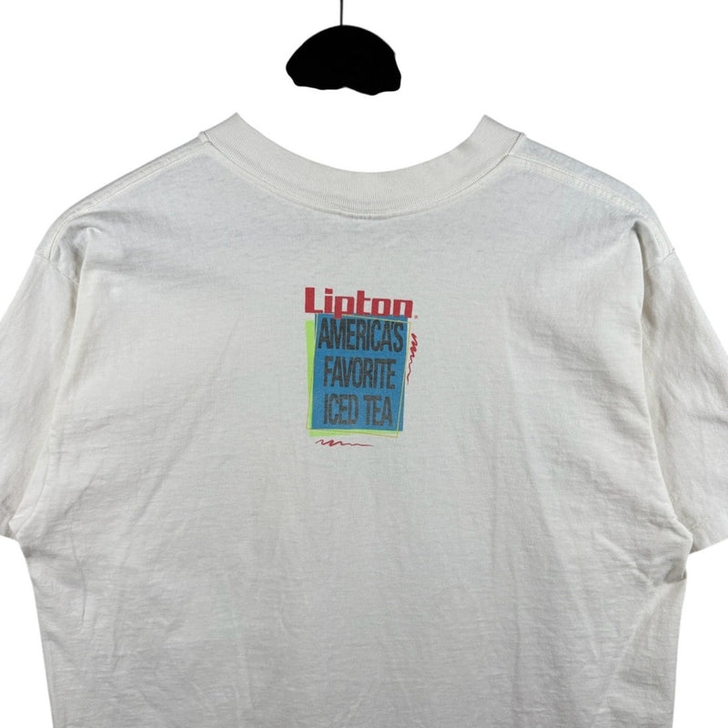 Vintage Lipton Ice Tea Pop Art Graphic T-Shirt