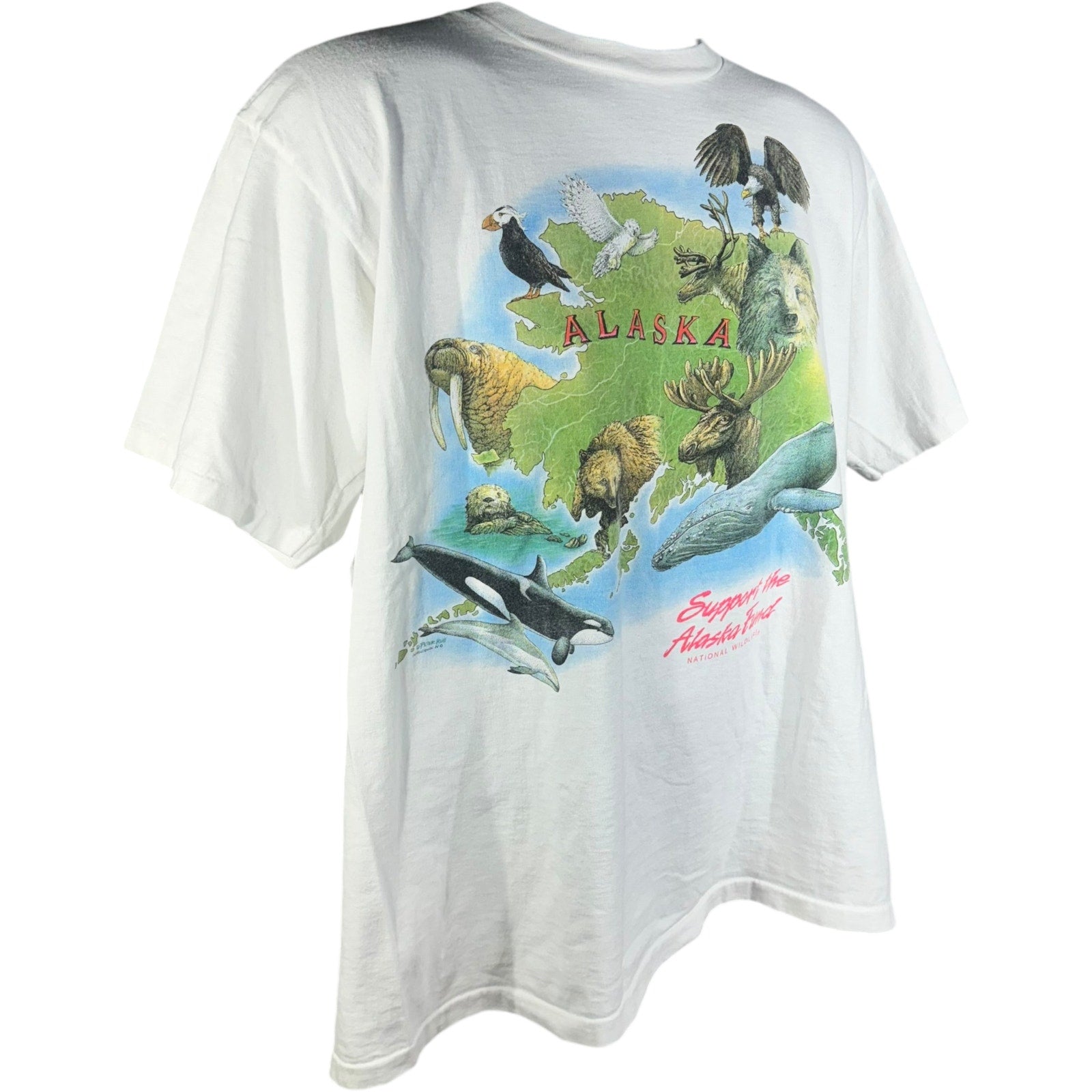 Vintage Support The Alaska Fund Nature Tee