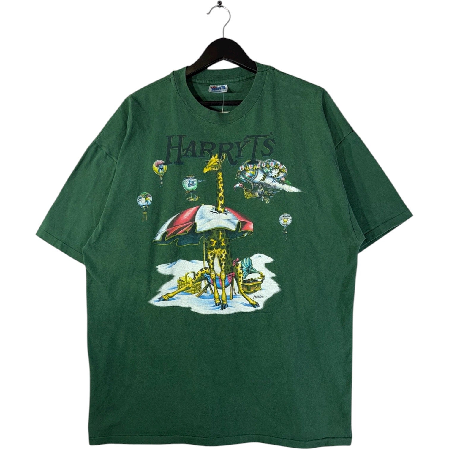 Vintage Harry T’s Giraffe Beach T-Shirt